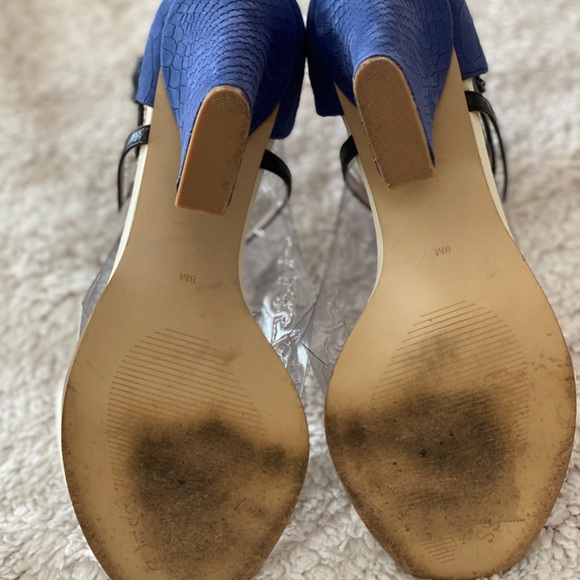 Guess Sileno Royal Blue/White heels - Picture 7 of 10